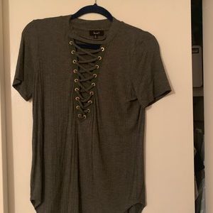 Very popular tie up shirt